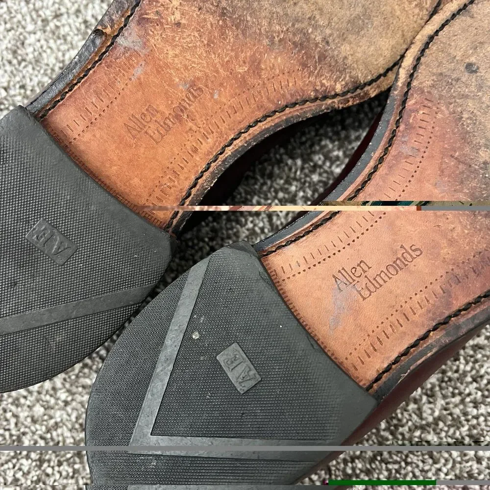 ALLEN EDMONDS Manchester Leather Wing Tip Tassel Loafer